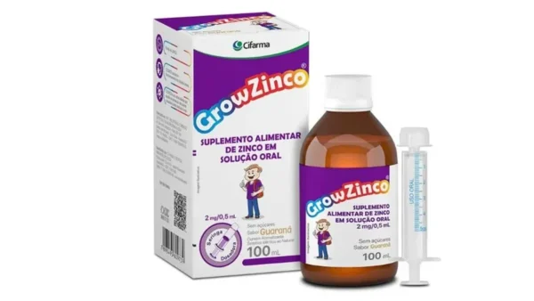 GROW ZINCO LIQ GUARANA 100ML
